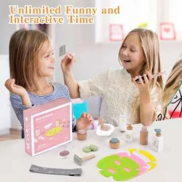 Ehome Wooden Makeup Toy Set for Creative Pretend Play