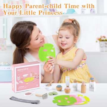 Ehome Wooden Makeup Toy Set for Creative Pretend Play