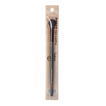 e.l.f. Fluffy Eye Blender Brush, Soft Eye Makeup Brush For Blending & Blurring Eyeshadow, Made With Synthetic Bristles, Vegan & Cruelty-Free