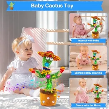 Ayeboovi Talking Cactus Toy for Kids - Fun & Educational