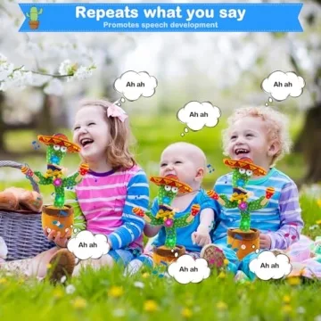 Ayeboovi Talking Cactus Toy for Kids - Fun & Educational