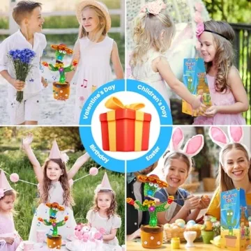 Ayeboovi Talking Cactus Toy for Kids - Fun & Educational