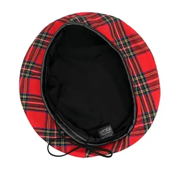 Stylish Women Winter Plaid French Beret Hat for Every Occasion