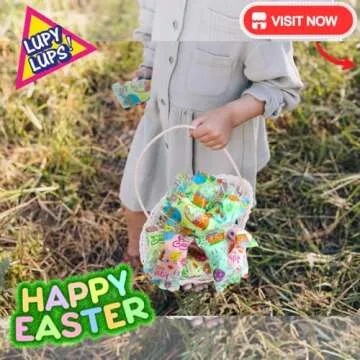 Lupy Lups! Cotton Candy Party Pack – 0.5 oz Each, Individually Wrapped Small bags – Perfect for ...