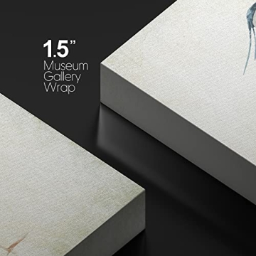 wall26 Heron Bird Canvas Art 16x24 Ready to Hang