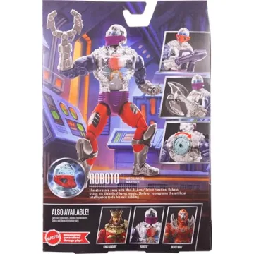 Masterverse 7-Inch Roboto Action Figure with Clear Torso