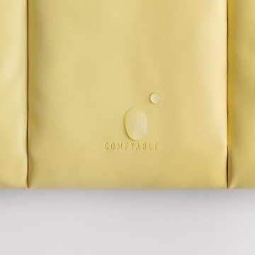 Comfyable Puffy Laptop Sleeve 13 Inch 14 Inch, Quilted Puffer Laptop Carrying Case, Pillow Case Compatible for MacBook Air M3 2024 M2 M1, MacBook Pro M4 Pro/Max, 13 in 14 in Cover, Yellow