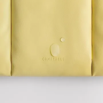 Comfyable Puffy Laptop Sleeve 13 Inch 14 Inch, Quilted Puffer Laptop Carrying Case, Pillow Case Compatible for MacBook Air M3 2024 M2 M1, MacBook Pro M4 Pro/Max, 13 in 14 in Cover, Yellow