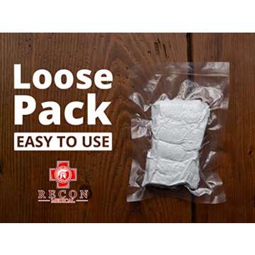 Compressed Gauze by RECON MEDICAL - Essential Trauma Dressing for First Aid