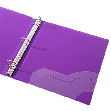 Vibrant Filexec 1" Ring Binder Set of 6 for Professional Use