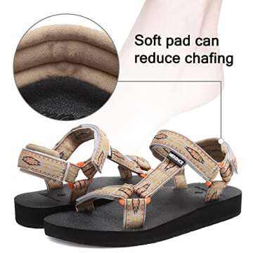 CIOR Women's Sport Sandals with Arch Support and Comfort