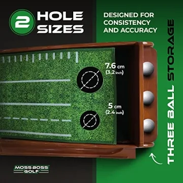 Moss Boss Indoor Golf Putting Mat - Practice Anywhere!