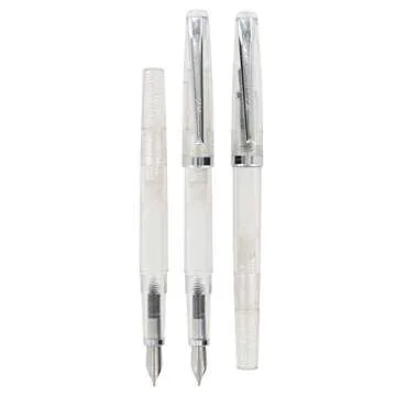 Noodler's Ink Piston Fill Flex Nib Clear Demonstrator Medium Point Fountain Pen - ND-17000