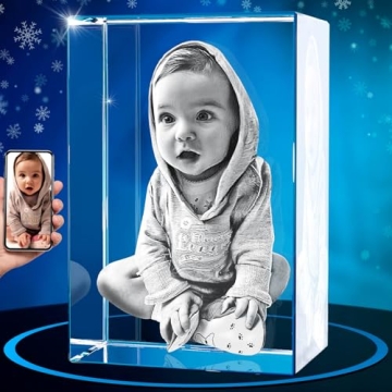 ArtPix 3D Crystal Photo, Christmas Customized Gifts for Women, Her, Wife, Men, Mom, Great Xmas Perso...