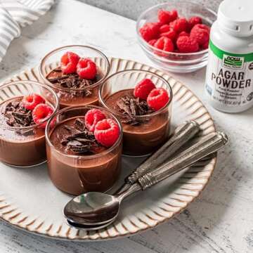 NOW Foods, Agar Pure Powder, Vegetarian Substitute for Gelatin, Gluten-free, Kosher, 2-Ounce