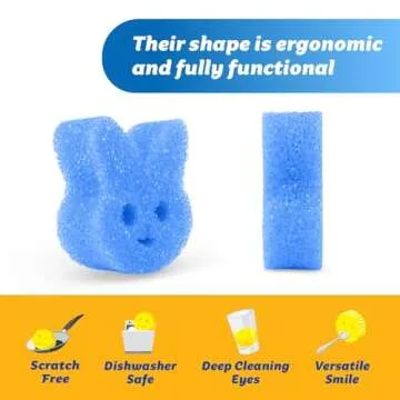 Scrub Daddy Special Edition Spring - Scratch-Free Multipurpose Dish Sponge - BPA Free & Made with Polymer Foam - Stain & Odor Resistant Kitchen Sponge (3ct)