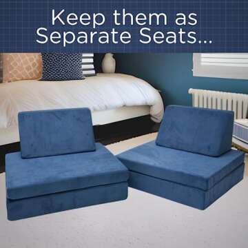 The Whatsit Kids Sofa - Transformable Couch for Playtime