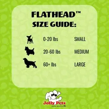 Jolly Pets Flathead Tug/Squeak Dog Toy, Penguin, Small (FHP5)