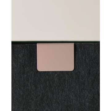 SortJoy Bin Labels Clip On Set of 3 for Pantry Organization, Storage Bin and Basket Labels - Small Chalk Labels for Baskets - Modern Stone Oatmeal Bin Clip Labels for Baskets and Bins