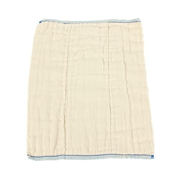 OsoCozy Unbleached Prefold Cloth Diapers - Soft & Eco-Friendly