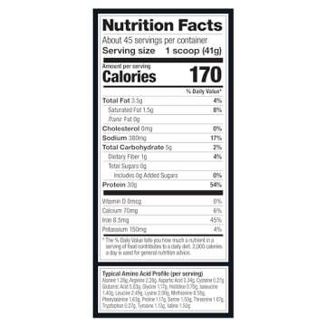 Vega Premium Sport Protein Vanilla Protein Powder - Plant-Based, Non-GMO, Gluten-Free 4lb Tub