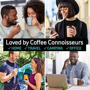 Coffee Gator French Press Coffee Maker - 34ozThermal Insulated Brewer Plus Travel Jar - Large Capacity, Double Wall Stainless Steel - Gray