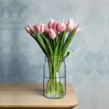 Ltzmcmy Mason Jars 32 oz,12 Pack Quart Mason Jars Wide Mouth With Lids,32oz Glass Canning Jars for Centerpieces,Food Storage,Meal Prep,Overnight Oats,Fermenting