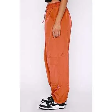 DISCIPBUSH Cargo Pants Women Baggy - Parachute Pants for Women, Rave Pants Y2K Pants, Festival Outfi...