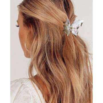 Stylish Chanaco Butterfly Hair Clips for Women - 5 Pack