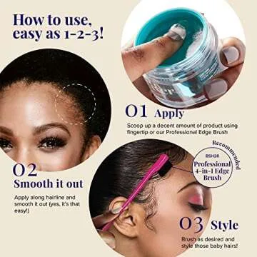 Maximum Hold Edge Wax for All Hair Types