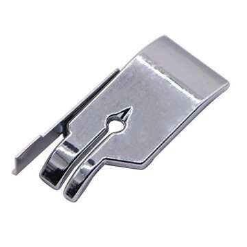 1/4'' (Quarter Inch) Quilting Patchwork Sewing Machine Presser Foot with Edge Guide for All Low Shank Snap-On Singer, Brother, Babylock, Euro-Pro, Janome, Juki, Kenmore, New Home, White, Simplicity