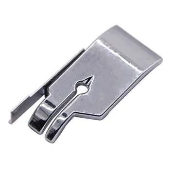 1/4'' (Quarter Inch) Quilting Patchwork Sewing Machine Presser Foot with Edge Guide for All Low Shank Snap-On Singer, Brother, Babylock, Euro-Pro, Janome, Juki, Kenmore, New Home, White, Simplicity