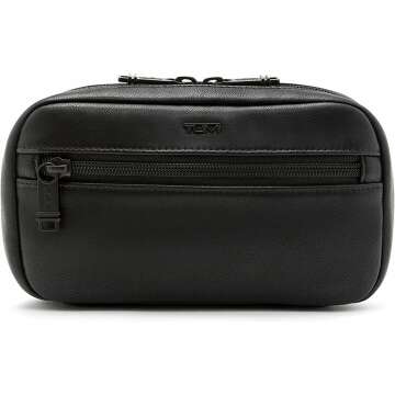 TUMI Zip-Around Case in Stylish Black Design