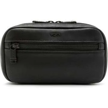TUMI Zip-Around Case in Stylish Black Design