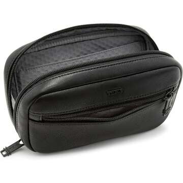TUMI Zip-Around Case in Stylish Black Design