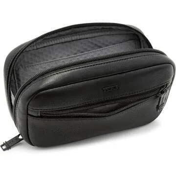 TUMI Zip-Around Case in Stylish Black Design