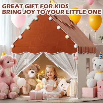 EagleStone Kids Play Tent with Star Light for Imaginative Fun