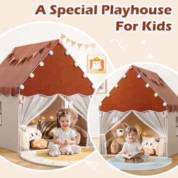 EagleStone Kids Play Tent with Star Light for Imaginative Fun