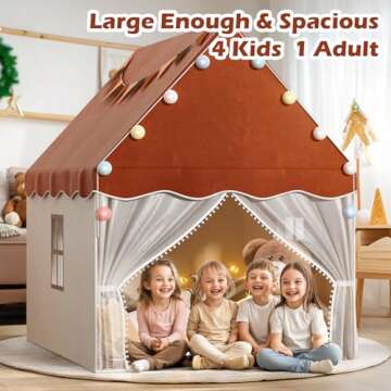 EagleStone Kids Play Tent with Star Light for Imaginative Fun