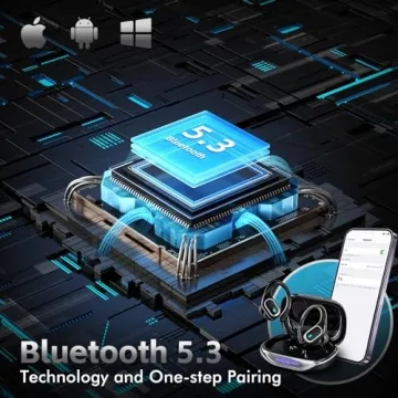 HAOYUYAN Wireless Earbuds with 80H Playback IPX7 Waterproof