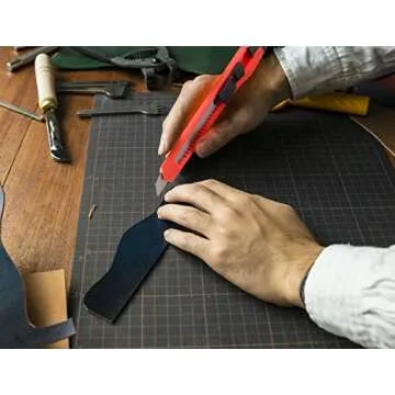 Fixson Utility Knife 9-MM Box Cutter (12 PACK) Retractable Razor Blades Knifes with Snap Off Blades and Slide Locks, Great Packaging Tools & Hobby Knife (10 REPLACEMENT BLADES INCLUDED)