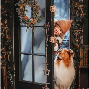 SIMISI Velvet Christmas Bows, 24 Pcs Set for Festive Decor