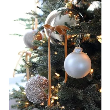 SIMISI Velvet Christmas Bows, 24 Pcs Set for Festive Decor