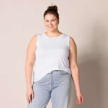 Amazon Essentials Women's Relaxed-Fit Muscle Tank Top