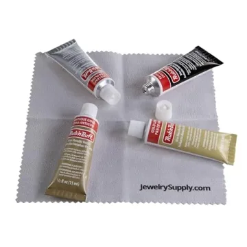 JewelrySupply Rub-N-Buff 4 Color Assortment with Cloth