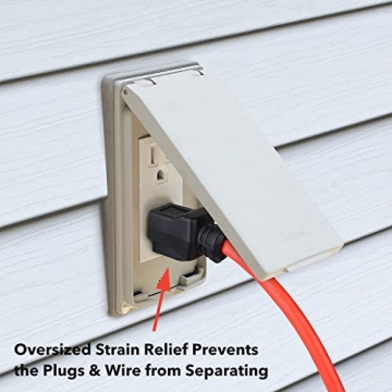 Clear Power 100 ft Outdoor Extension Cord for All Needs