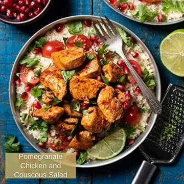 Jamie Geller Harissa Spice Seasoning | Mild Spicy Mix of Fresh Chili & Spices (3.2 oz Glass Jar, 90g) OU KOSHER | Powder For Meat Rub, Turkey, Lamb Chops, Roasted Chicken, Beef | Add To Soup And Sauce