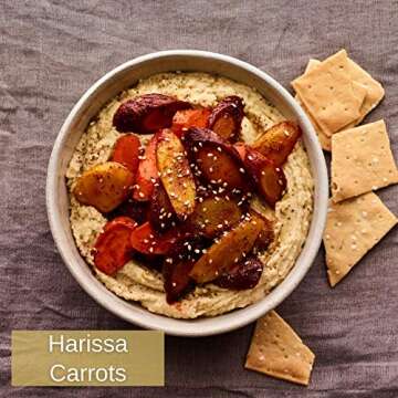 Jamie Geller Harissa Spice Seasoning | Mild Spicy Mix of Fresh Chili & Spices (3.2 oz Glass Jar, 90g) OU KOSHER | Powder For Meat Rub, Turkey, Lamb Chops, Roasted Chicken, Beef | Add To Soup And Sauce