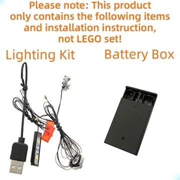 LED Light Kit for Porsche 911 Compatible with Lego Models