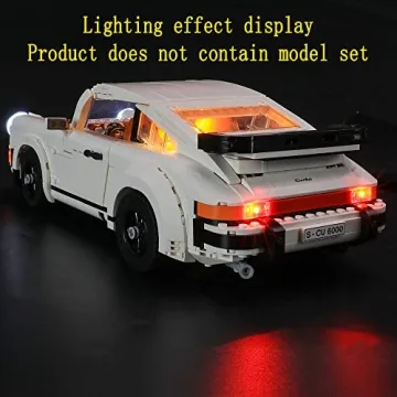 LED Light Kit for Porsche 911 Compatible with Lego Models